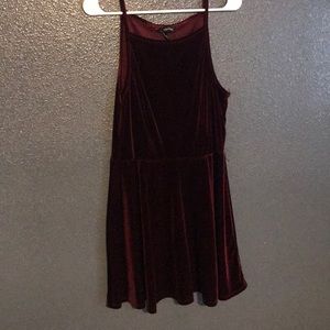 Suede dress